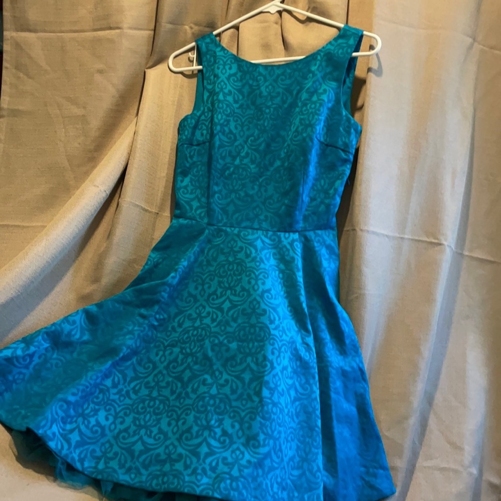 Never worn deep blue dress